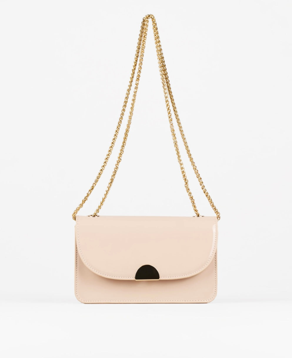 PATENT LEATHER CROSSBODY BAG