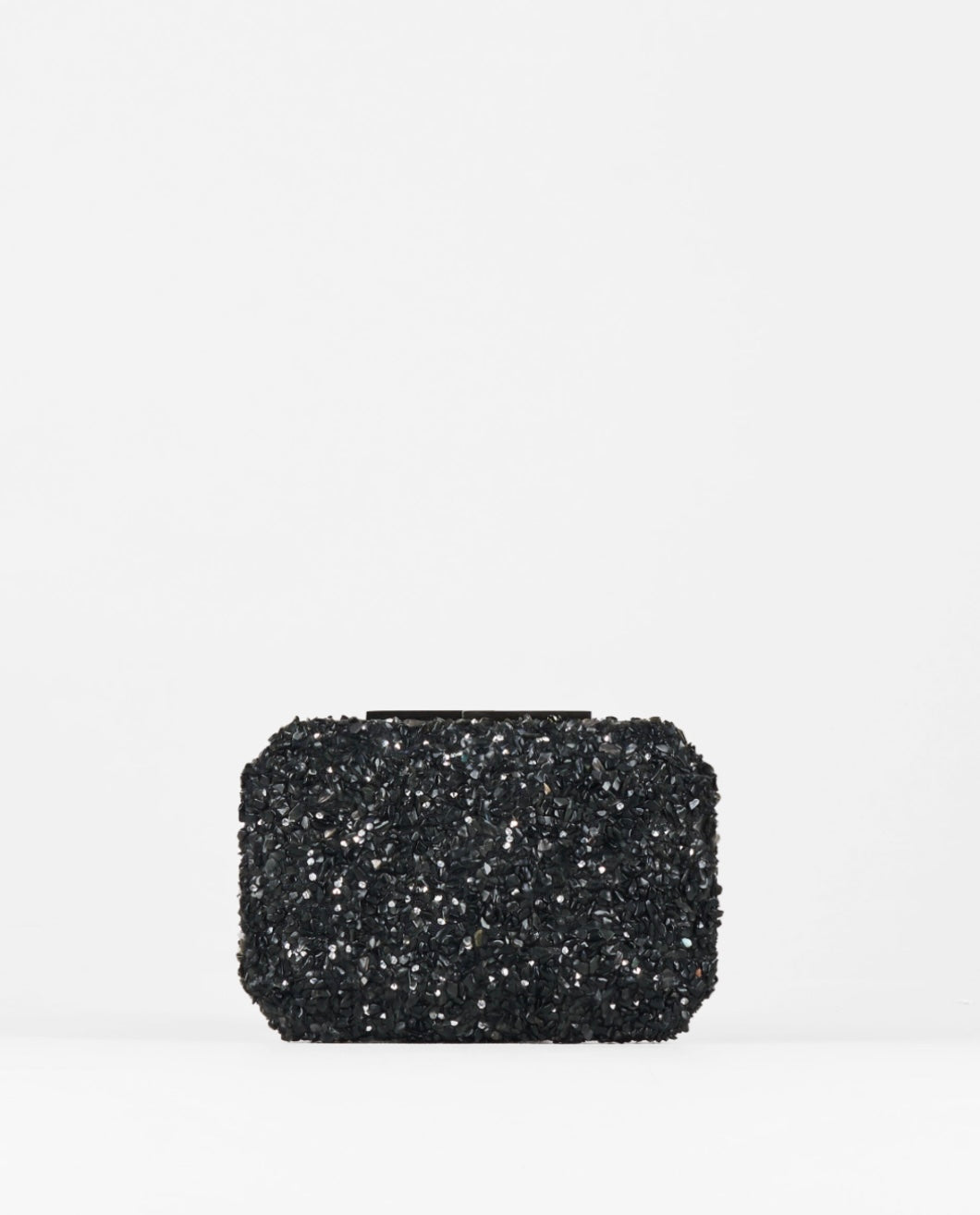 CLUTCH BAG RHINESTONES BLACK