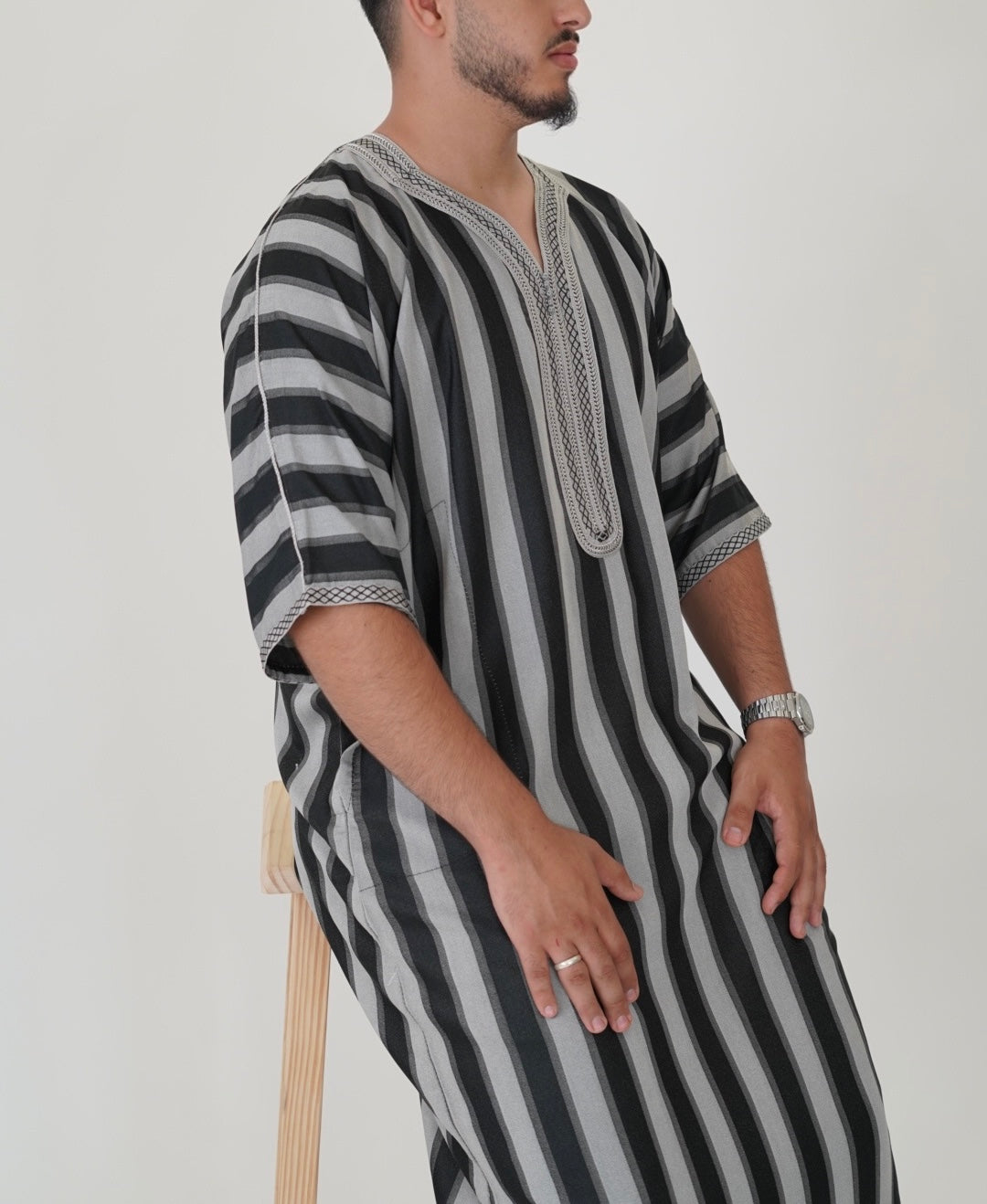 Striped Black