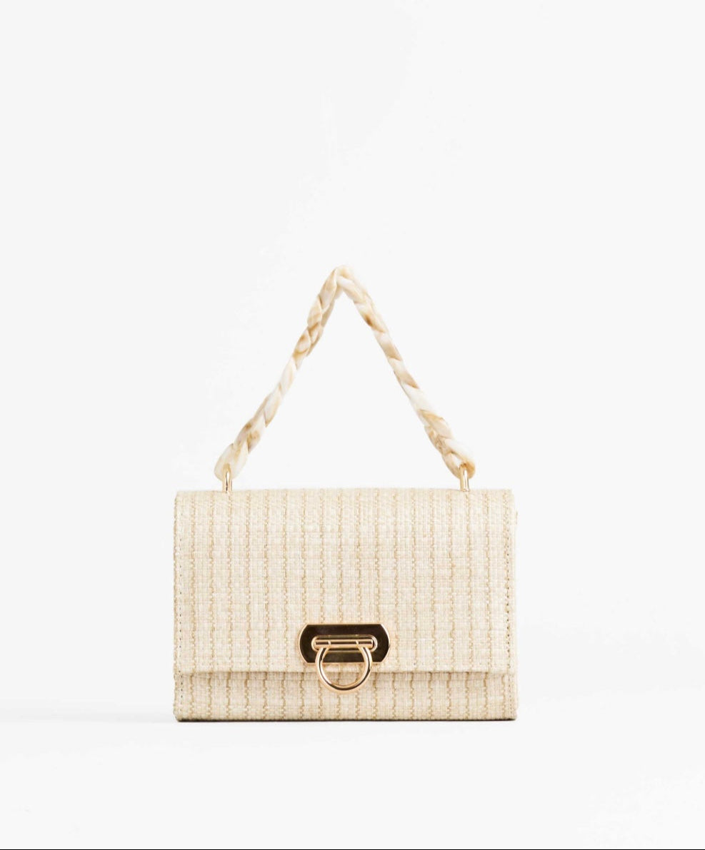 MARBLED HANDLE BAG