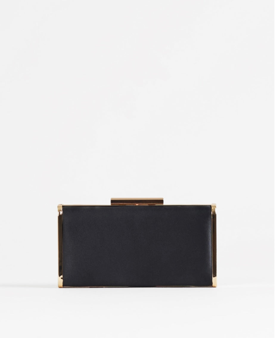 SATIN BLACK BAG