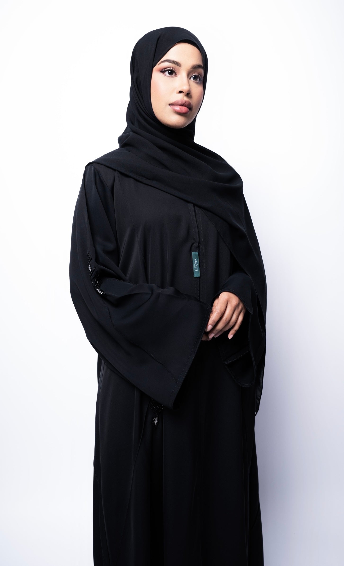 EVAZE BLACK ABAYA