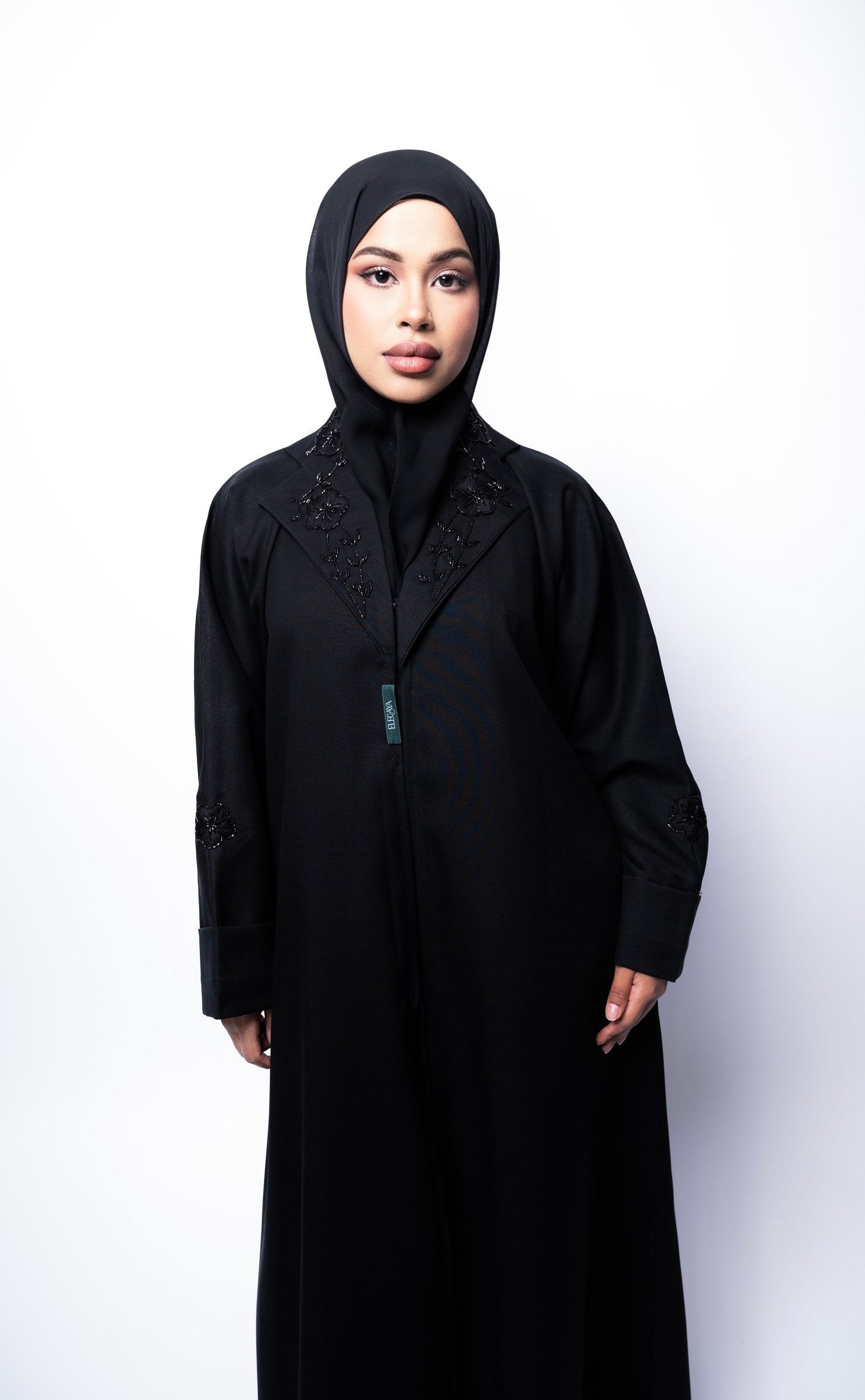 NECK ABAYA BLACK