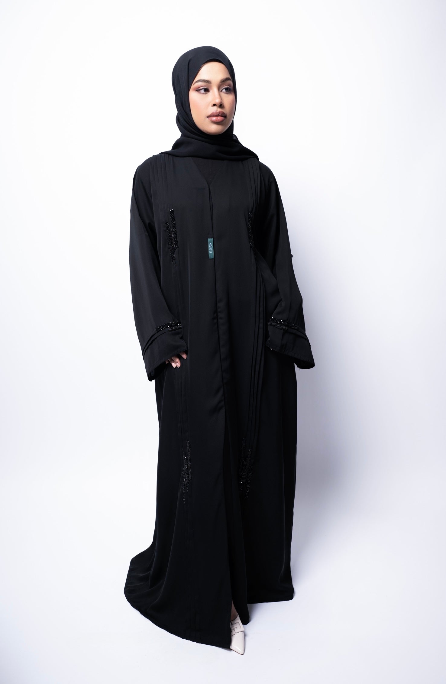 TRIPLE BLACK ABAYA