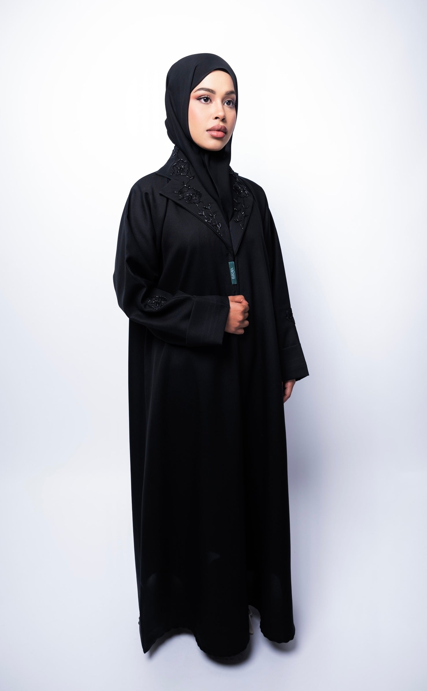 NECK ABAYA BLACK