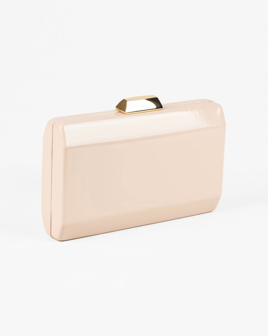 PATENT LEATHER CLUTCH BAG