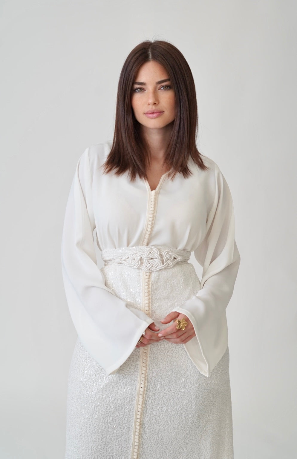 Amalya Paillettes Blanches