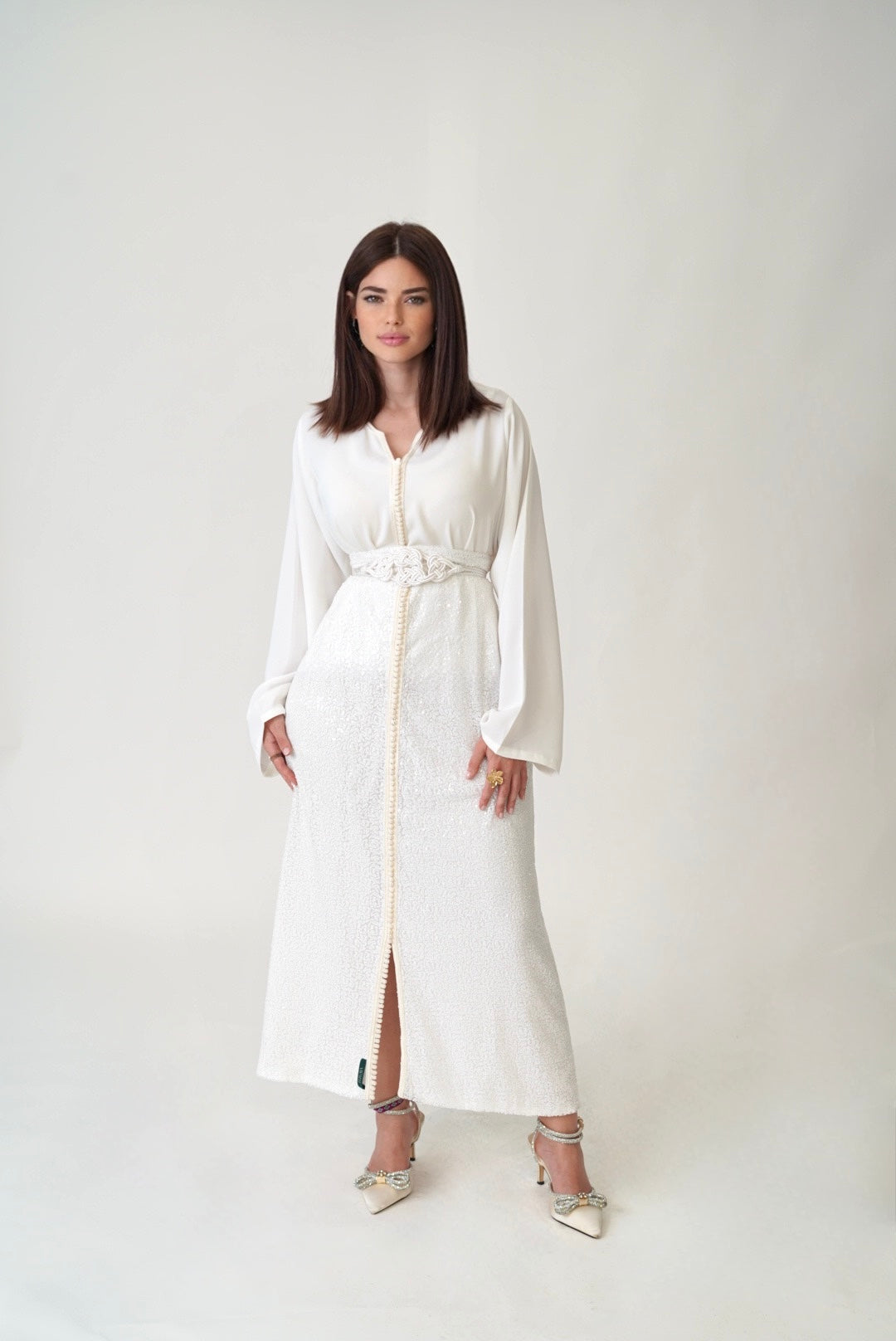 Amalya Paillettes Blanches